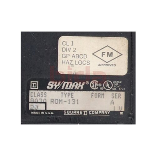 Square D Sy/Max ROM-131 CLASS 8030 SPS Modul Steuerung mit Schrittmotor PLC Module Controller with Stepper Motor