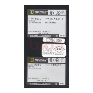 Square D Sy/Max RIM-331 CLASS 8030 Eingangsmodul Input...