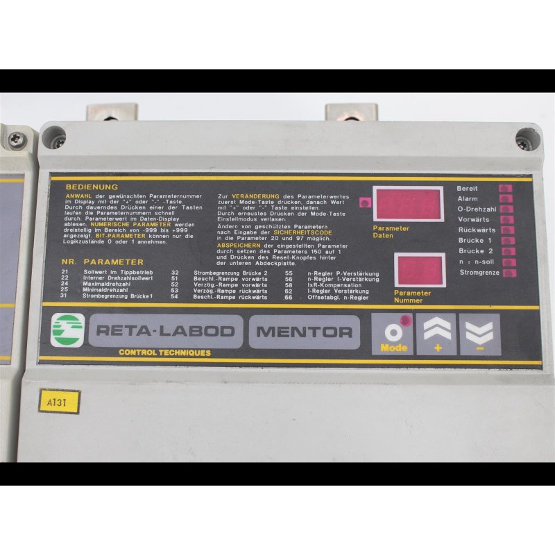 Control Techniques 6MS4Q125 Reta-labod Mentor DC Motor Speed Controller