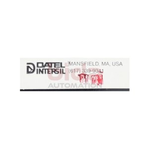 Datel Intersil (617) 339-9341 Digitalanzeige Anzeigemodul...