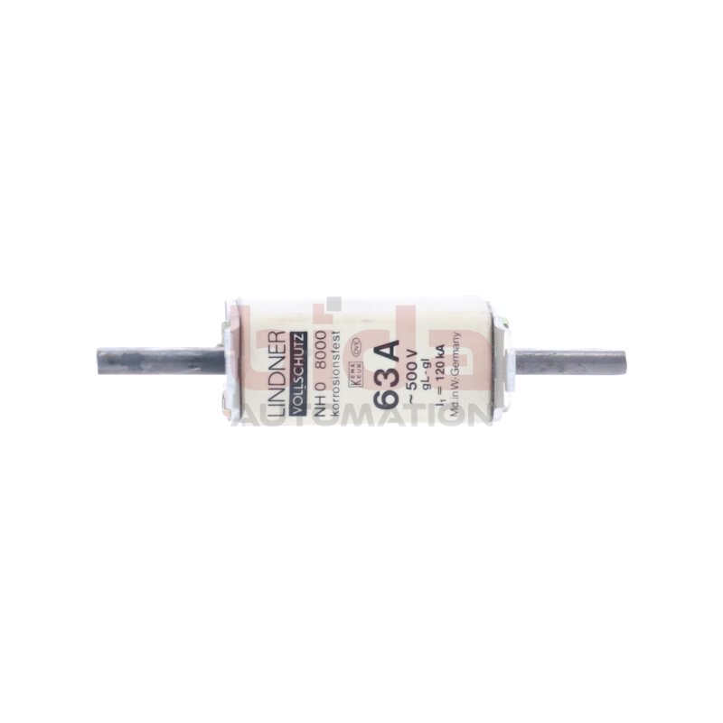 Lindner Vollschutz NH 0 8000 Sicherungseinsatz Fuse Link