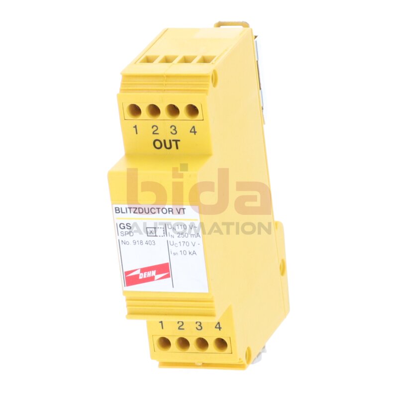 Dehn Blitzductor VT 918 403 Kompakter &Uuml;berspannungsableiter Compact Surge Arrester