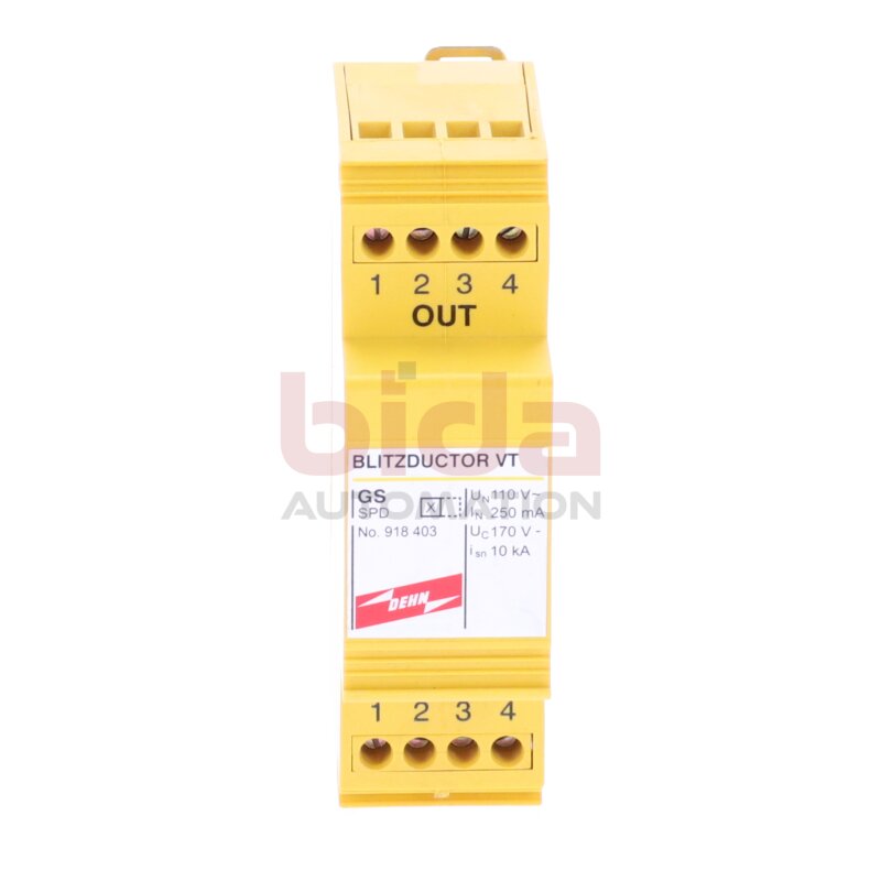 Dehn Blitzductor VT 918 403 Kompakter &Uuml;berspannungsableiter Compact Surge Arrester