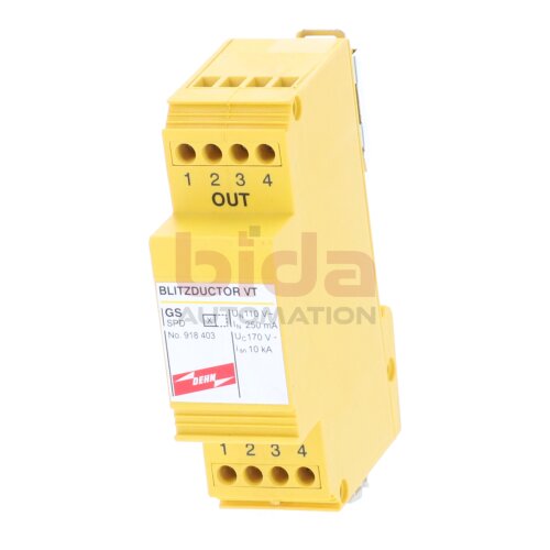 Dehn Blitzductor VT 918 403 Kompakter &Uuml;berspannungsableiter Compact Surge Arrester