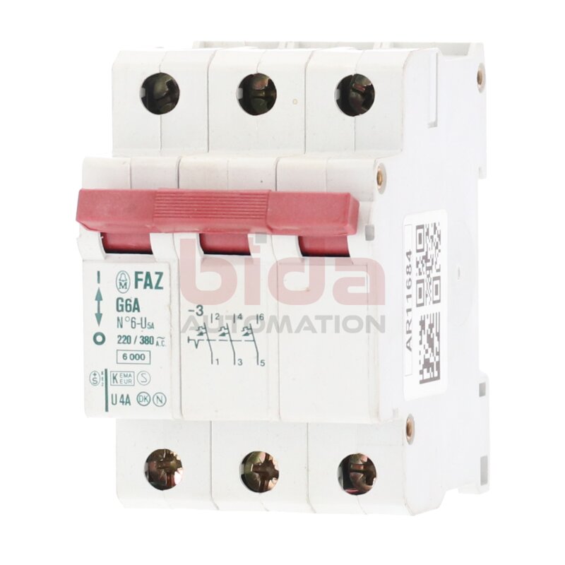 Moeller FAZ-G6A Leistungsschalter Circuit Breaker