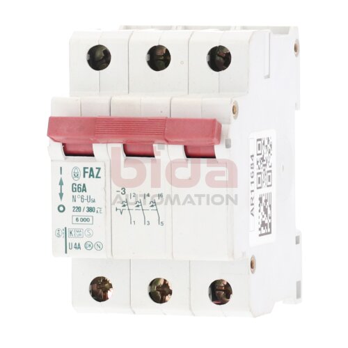 Moeller FAZ-G6A Leistungsschalter Circuit Breaker