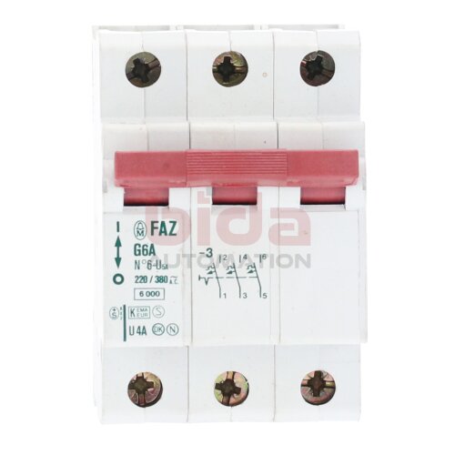 Moeller FAZ-G6A Leistungsschalter Circuit Breaker