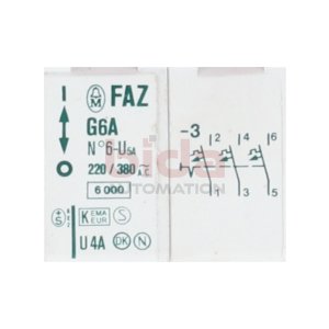 Moeller FAZ-G6A Leistungsschalter Circuit Breaker