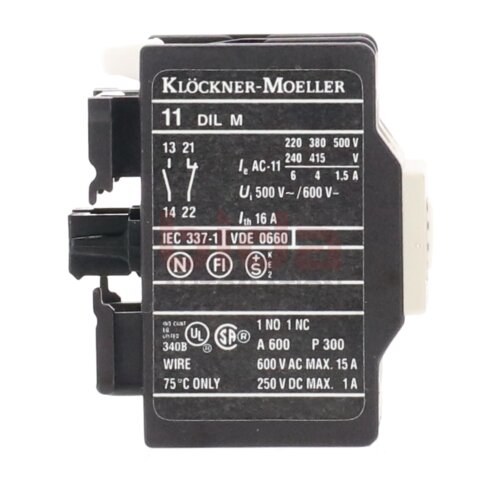 Moeller 11 DIL M Hilfsschalter Auxiliary Contact