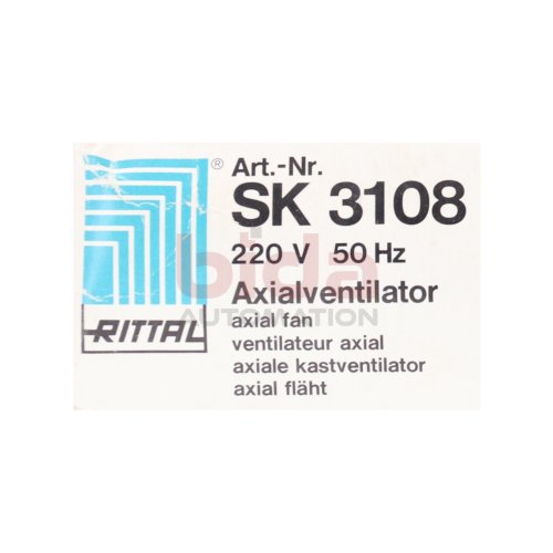 Rittal SK 3108 Schaltschrank L&uuml;fter Control Cabinet Fan