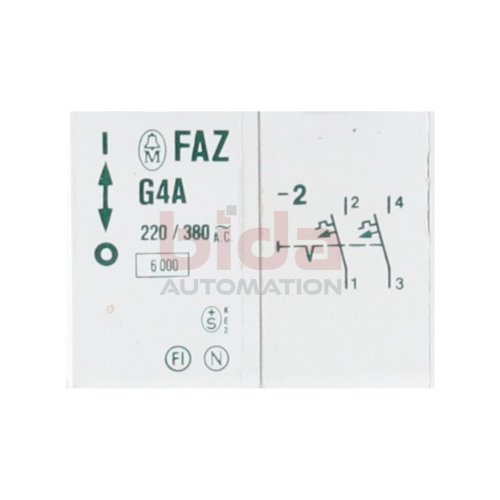 Moeller FAZ G4A-2 Leistungsschutzschalter Circuit Breaker