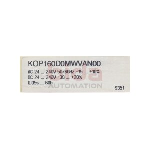 Saia KOP160D0MWVAN00 Zeitrelais Time Relay