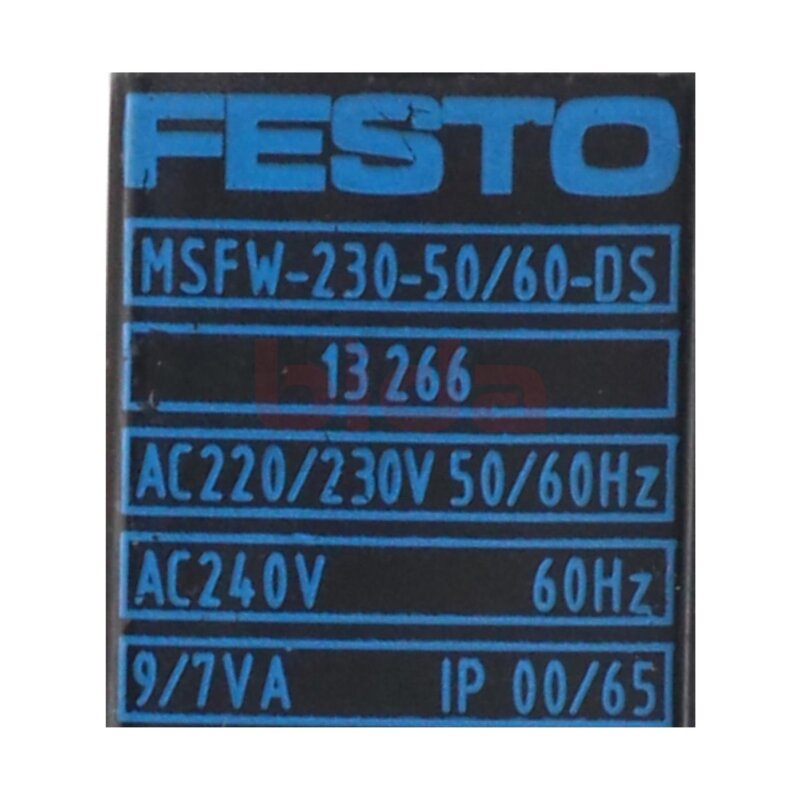 Festo MSFW-230-50/60-DS 13266 Magnetspule Magnetic Coil