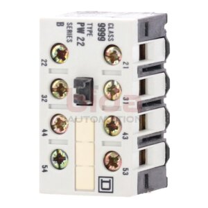 Square D CLASS 9999 PW 22 Kontakt Modul Contact Attachment