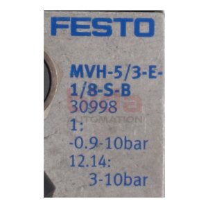 Festo MVH-5/3-E-1/8-S-B (30998) Magnetventil magnetic...