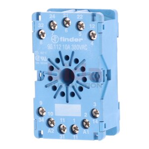 Finder 90.112 10A 380VAC Relais Relay Sockel 10A