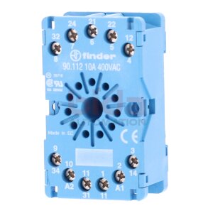 Finder 90.112 10A 400VAC Relaissockel Relay Socket