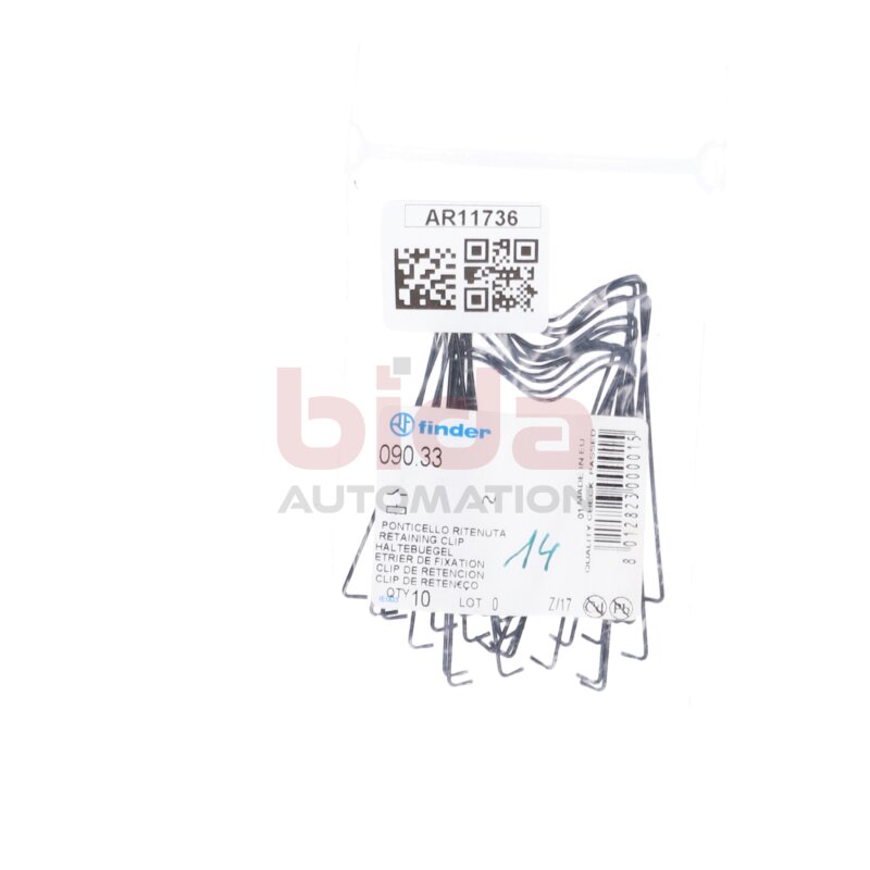 Finder 090.33  10 x Haltebuegel 10x Retaining Clip