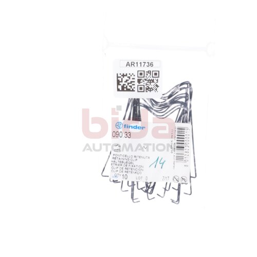 Finder 090.33  10 x Haltebuegel 10x Retaining Clip