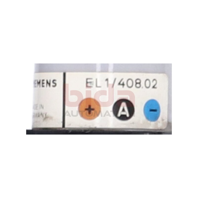 Siemens EL 1/8.02 Steckleitung Plug-in cable