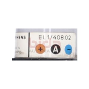 Siemens EL 1/8.02 Steckleitung Plug-in cable