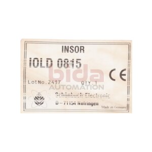 Schönbuch Electronic IOLD 0815 Insor Induktiver...