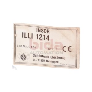 Schönbuch Electronic ILLI 1214 Induktiver...