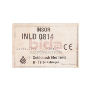 Schönbuch Electronic INLD 0814 Induktiver...