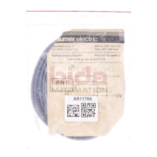 Baumer electric IFF 08.24.35/L1 N&auml;hrungsschalter Proximity Switch