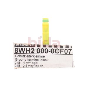 Siemens 8WH2 000-0CF07 / 8WH2000-0CF07 Schutzleiterklemme...