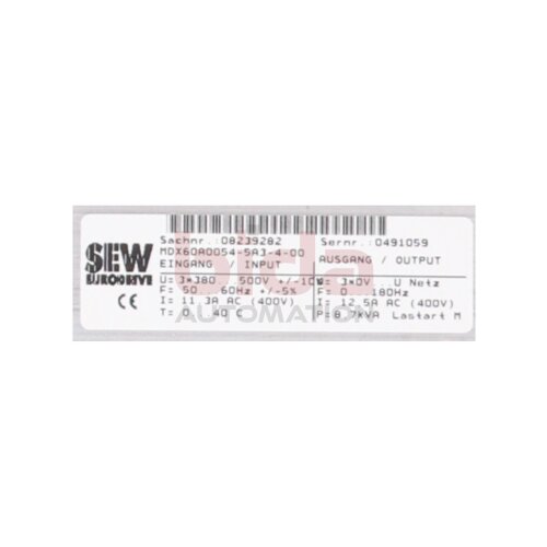 SEW Eurodrive MDX60A0054-5A3-4-00 Umrichter Converter