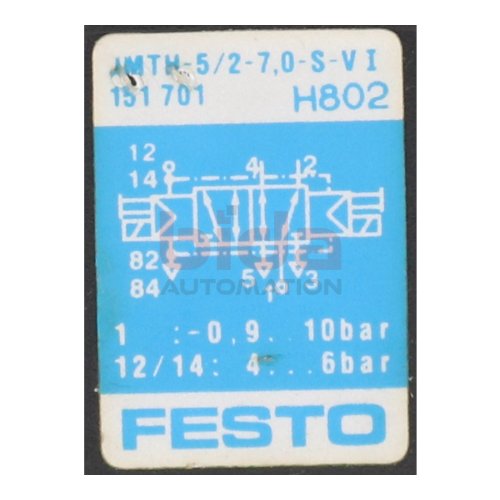 Festo - JMTH-5/2-7,0-S-VI (151701) Magnetventil Solenoid Valve
