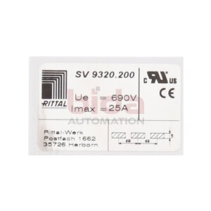 Rittal SV 9320.200 Sammelschienen Adapter Busbar Adapter