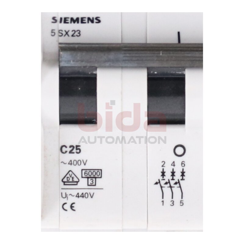 Siemens 5 SX23 C25 / 5SX23 C25 Leistungsschutzschalter Circuit Breaker