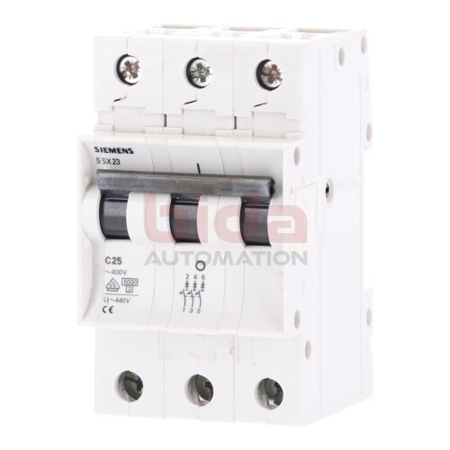 Siemens 5 SX23 C25 / 5SX23 C25 Leistungsschutzschalter Circuit Breaker