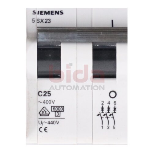 Siemens 5 SX23 C25 / 5SX23 C25 Leistungsschutzschalter Circuit Breaker