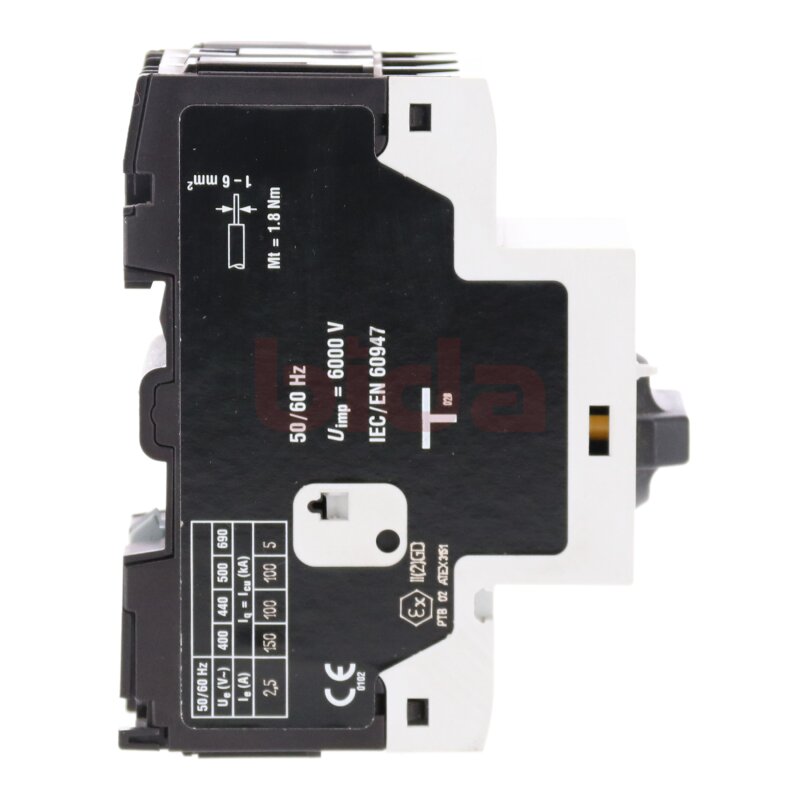 Moeller PKZN0-2,5-T Ser.-No. 04 Motoschutzschalter Motor Protection Switch
