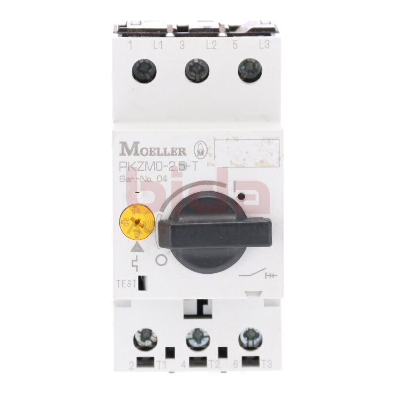 Moeller PKZN0-2,5-T Ser.-No. 04 Motoschutzschalter Motor Protection Switch