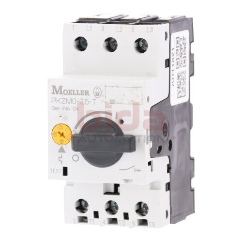 Moeller PKZN0-2,5-T Ser.-No. 04 Motoschutzschalter Motor Protection Switch