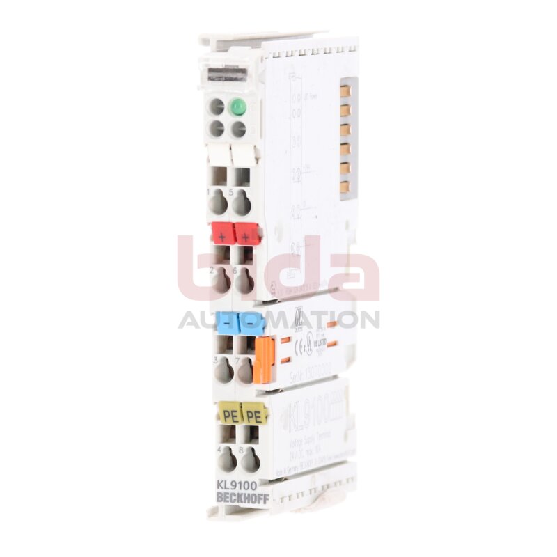 Beckhoff KL9100 Potenzialeinspeiseklemme Power Supply Terminal