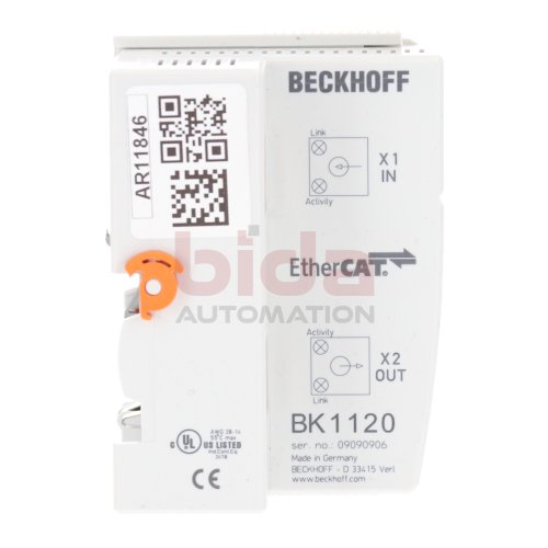 Beckhoff BK1120 EtherCAT-Buskoppler f&uuml;r Standard-Busklemmen  Coupler for Bus Terminal