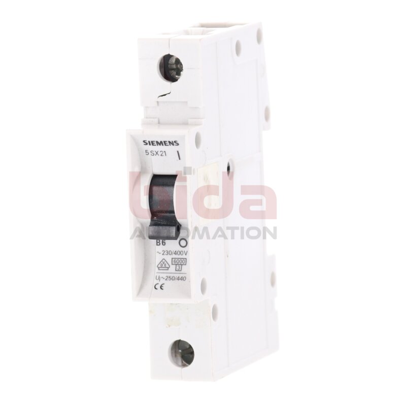 Siemens 5 SX21 B6 / 5SX21 Leistungsschutzschalter Circuit Breaker
