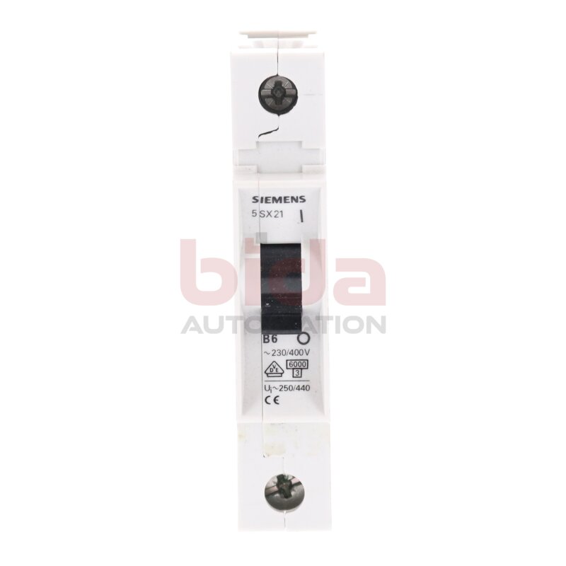 Siemens 5 SX21 B6 / 5SX21 Leistungsschutzschalter Circuit Breaker