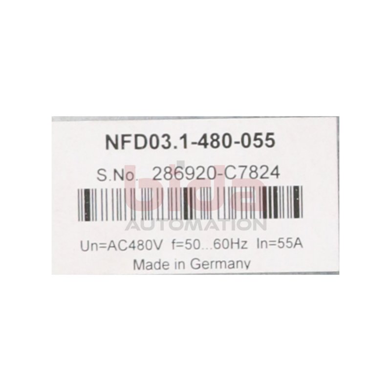 Indramat NFD03.1-480-055 Netzfilter Line Filter