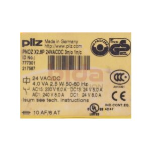 Pilz PNOZ X2.8P 24VAC DC 3n/o 1n/c (777301)...