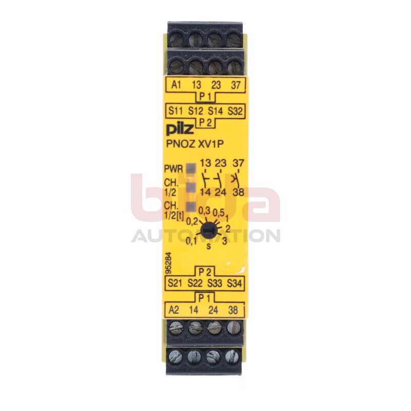 Pilz PNOZ XV1P 3/24VDC 2n/o 1n/o t (777601) Sicherheitsrelais Saftey Relay