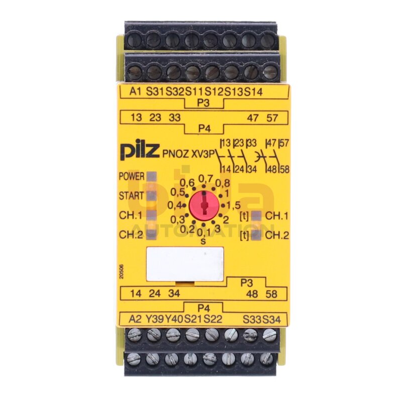 Pilz PNOZ XV3P 3/24 VDC 3n/0 2n/o t Sicherheitsrelais Saftey Relay