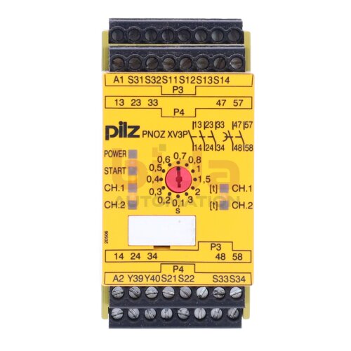Pilz PNOZ XV3P 3/24 VDC 3n/0 2n/o t Sicherheitsrelais Saftey Relay