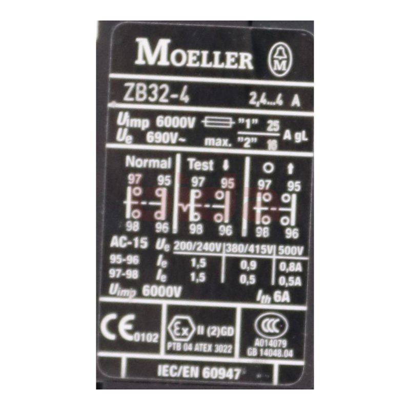 Moeller ZB32-4 Motorschutzrelais Motor Protection Relay