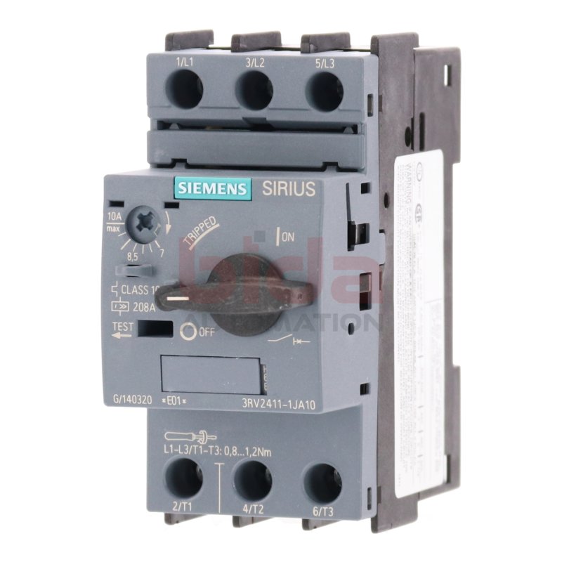 Siemens 3RV2411-1JA10 Leistungsschalter Circuit Breaker 7-10A